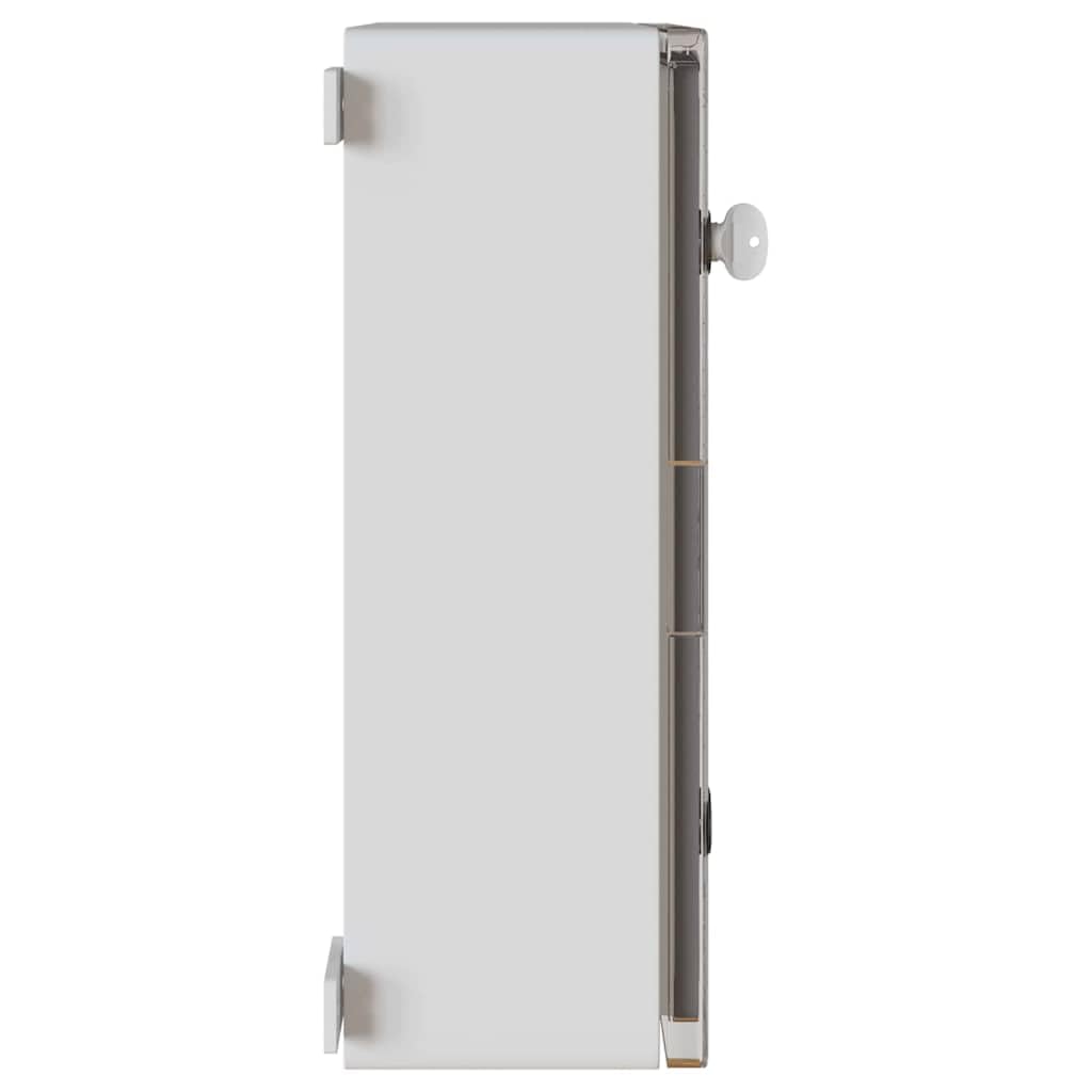 Armadietto di controllo in plastica ABS, armadietto industriale compatto per officina e magazzino, 47 x 24 x 50 cm, resistente alle intemperie