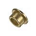 uxcell 10pcs Flange Sleeve (Plain) Bearings 8mm Bore x 12mm OD x 8mm Length, Self-Lubricating Sintered Bronze Bushings