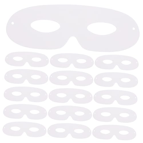 Set de masques blancs vierges pour DIY : idée cadeau de loisirs créatifs