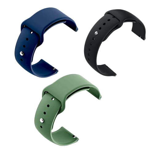 Image of Soft Silicone Strap Replacement Band for Apple || Realme || Boat || Noise || Fireboltt || Amazfit || Samsung || Oneplus Smart Watch Straps