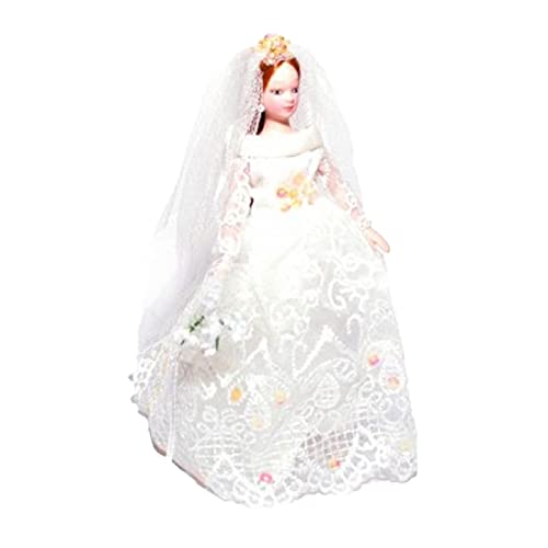 Muñeca Melody Jane Novia Miniatura Porcelana miniatura 1