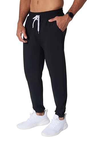 90 Degree By Reflex Mens Lightweight Jogger Full Length Side Pocket Slim Fit Pant with Drawstring