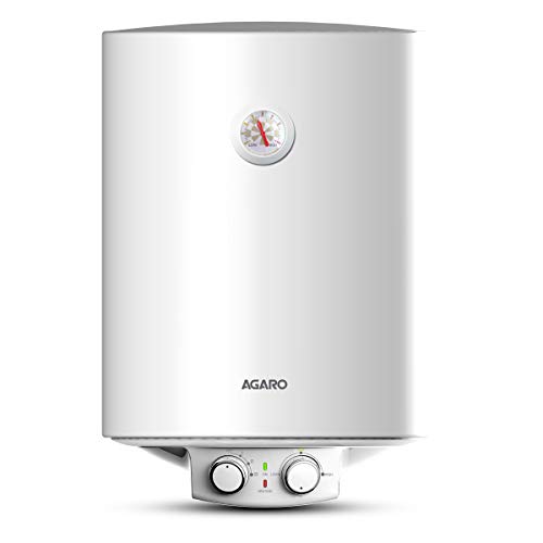 AGARO Acme 15 Liter Vertical Water Heater/Geyser, 5 Star Rated, With Temperature Dial