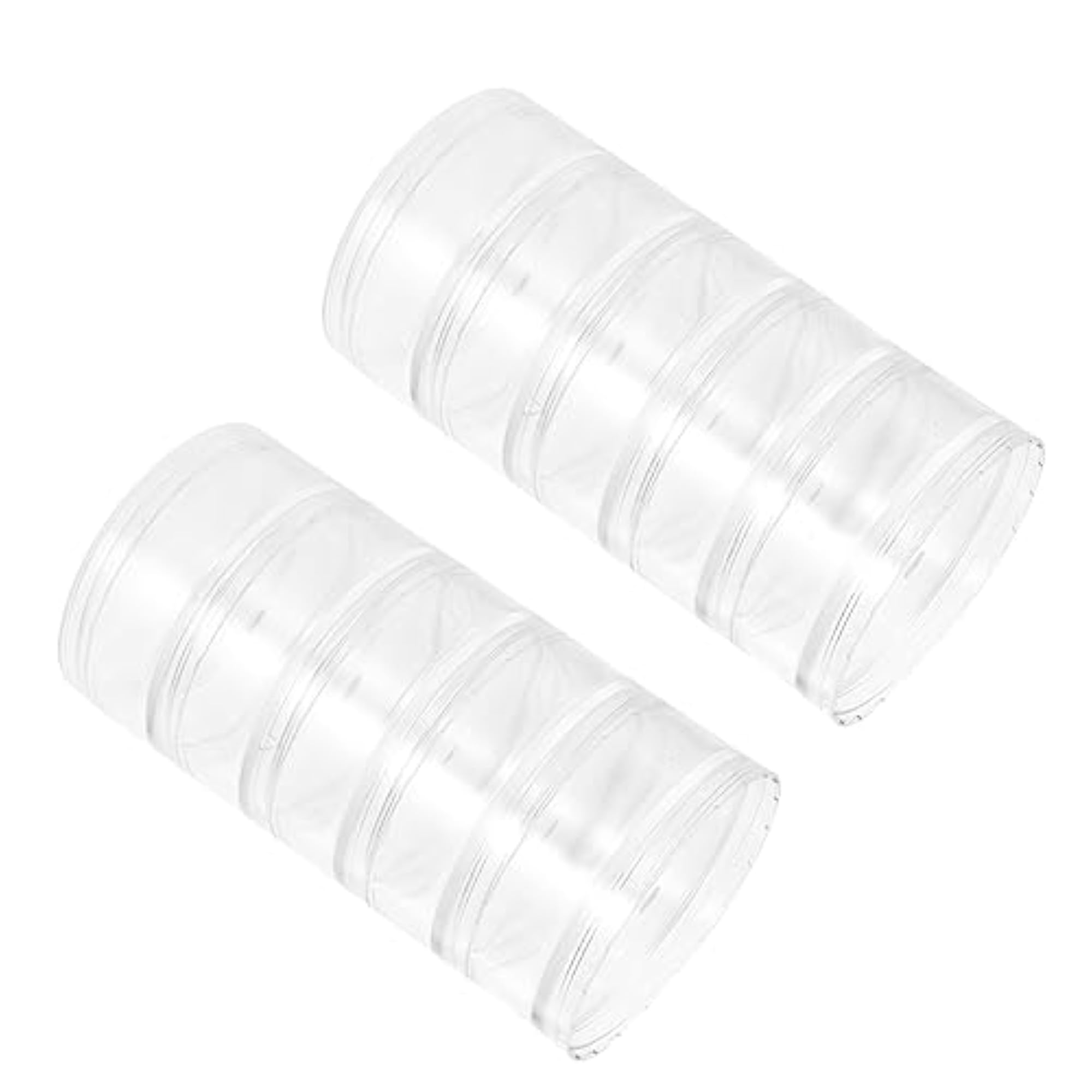 Transparent Bead Storage Compartment Organizers