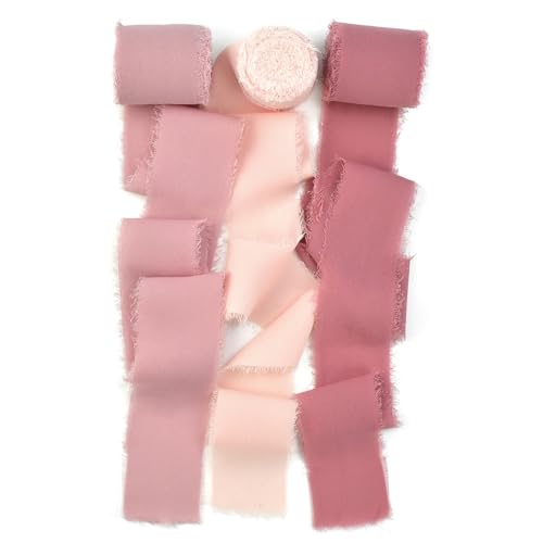 COOLBOTANG リボン 飾り オーガンジーリボン 40mm幅×5m/巻 3巻 3色 手芸 ラッピング バレンタイン ギフトラッピング 包装用 花束 手芸 服飾 結婚式 DIY 誕生日 成人式 パーティー 用 ヘアアクセサリー