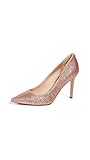 Sam Edelman Women's Hazel Pump, Rose Gold Mini Glitter, 7.5 M US