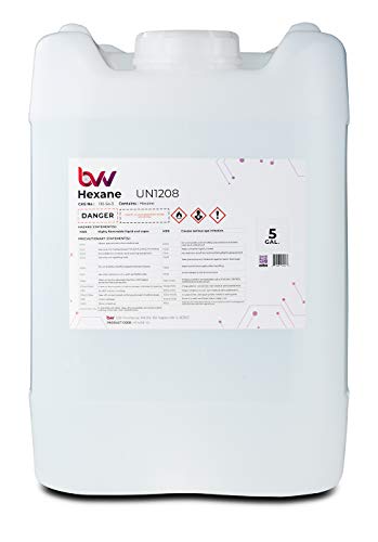 BVV High Purity Lab Grade Hexane- 5 Gallon