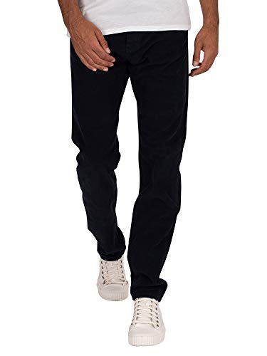 Lois Jeans Men's Sierra Thin Corduroy Trousers, Blue, 36W x 34L