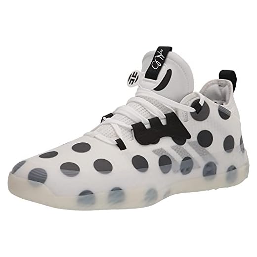 adidas Unisex Harden Vol. 5 Futurenatural Basketball Shoe, White/Black/Crystal White, 10 US Men