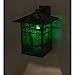 Meyda Tiffany 172099 One Light Wall Sconce from Lighthouse & Trawler Collection in Verdigris Finish