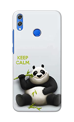 Image of PRINTFIDAA� Printed Hard Back Cover Case for Honor 8X Back Cover (Cartoon Panda) -2808