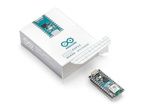 Image of Arduino Nano ESP32 with Headers [ABX00083] - ESP32-S3, USB-C, Wi-Fi, Bluetooth, HID Support, MicroPython Compatible for IoT & Embedded Projects
