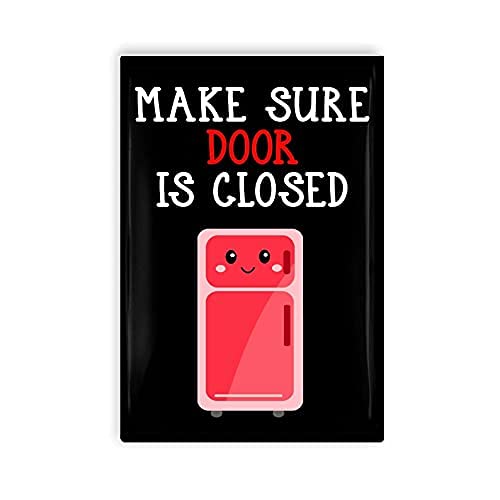 Make Sure Door Is Closed Cute Kawaii Refrigerator Alert Magnet Pick Your Color Fridge