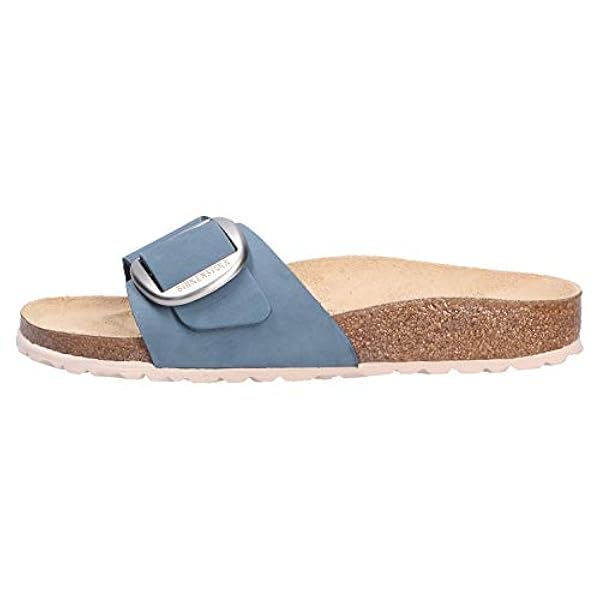 Birkenstock Mules Madrid Big Buckle Cuir Nubuck Ocre Sandal för kvinnor