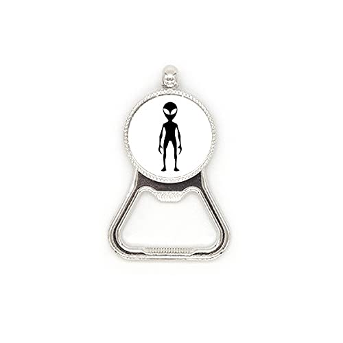 Décapsuleur en acier inoxydable durable motif univers et alien premium