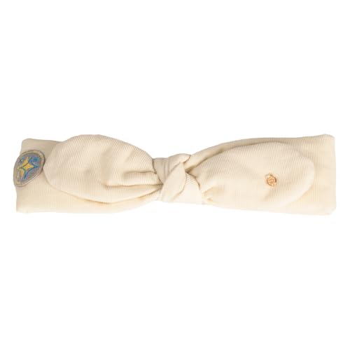 LUMI&HEI Baby Cotton Headbands (7colors) - Soft Corduroy HairBands with Bows for Baby girl toddler kids - Handmade Toddler Hair Accessories (Whipped Cream)