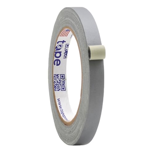 Image of WOD GTC12 Gaffer Tape, Gray Low Gloss Finish Film, 1 /2 inch x 60 ft. (Pack of 96) Residue Free, Non Reflective Cloth Fabric, Secure Cords, Water Resistant, Photography, Filming Backdrop