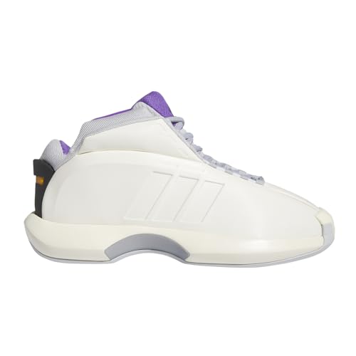 adidas Mens Crazy 1 Basketball Sneakers Shoes - Grey, Purple, White - Size 8 M