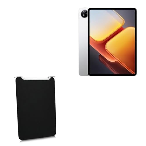 BoxWave Case Compatible with vivo iQOO Pad2 - SlipSuit, Soft Slim Neoprene Pouch Protective Case Cover - Jet Black