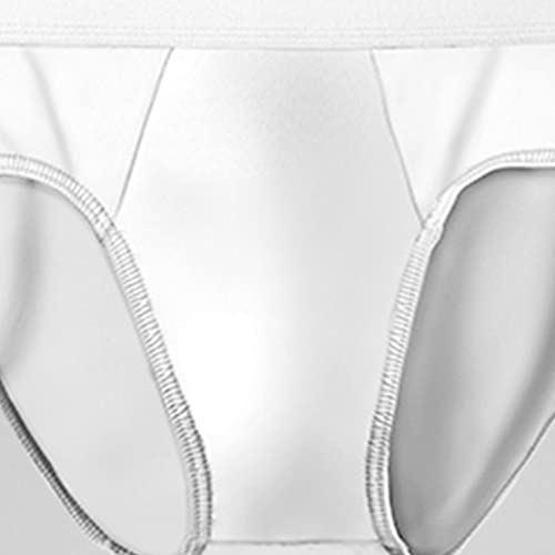 Men's Sexy Ice Silk U Convex Boxer Briefs Low-Waist Breathable Underwear Light Comfortable Underpants3