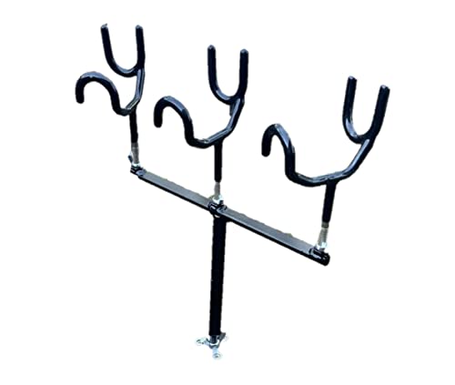 3 Fishing Rod Holder Spider Rig Trolling Drifting T-bar.