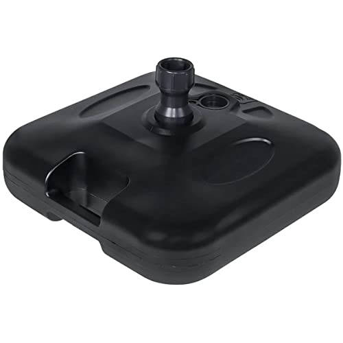 Base para Guarda Sol Sombreiro Suporte Preto Ombrelone 18kg de Piscina Chão