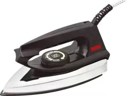 DEE SONS 750W Dry Iron (black and silver)