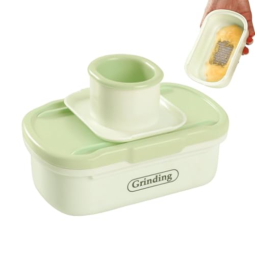 Hachoir À Ail - Outil Coupe-ail, Grâce À Son Système De Démontage Simple | Broyeur D'ail Multifonctionnel, Outil De Raboteuse D'ail Avec Trancheuse De Légumes Pour L'ail Au Gingembre