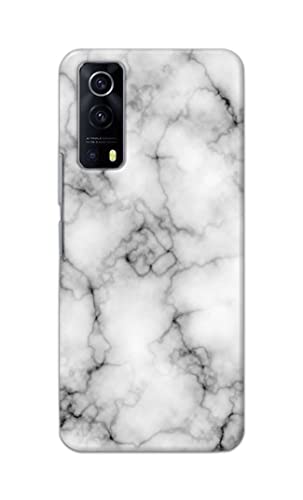 Image of Light White Marble Texture Natural Pattern Hard Back Case Cover for Vivo Y53S / IQOO Z3 Back Cover -(J5) VNS2230