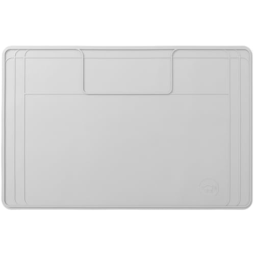Image of The Original Under Sink Mat - Silicone Waterproof mat, Trimmable, Easy to Clean, Kitchen cabinet liner, Under sink protector mats, Drip Tray with Lip - 34 inch x 22 inch or smaller