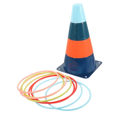 KESYOO Boys and Girls Ring Toys Set of Educational Outdoor Games Ring Throwing Toy Improve Hand-Eye Coordination Ideal for Fun Random Color