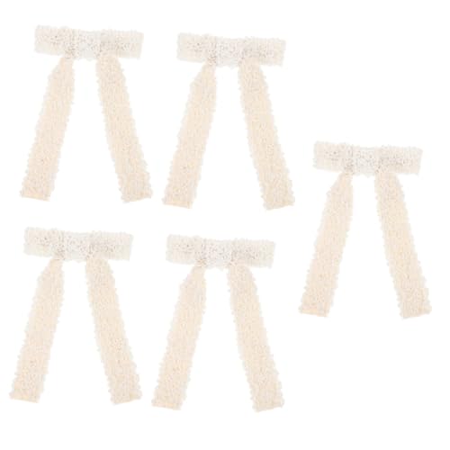 Pince à cheveux femme perles VICASKY lot de 5 barrettes nœud