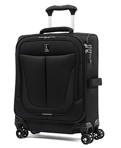 Travelpro Skypro Lightweight Airline Size Carry On Luggage Trolley Suitcase (Midnight Black, International 21" Spinner) Travelpro Skypro Lightweight Airline Size Carry On Luggage Trolley Suitcase (Midnight Black, International 21" Spinner)