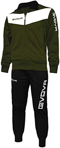 Tuta VISA Triacetato VERDE MILITARE/NERO XL : Abbigliamento