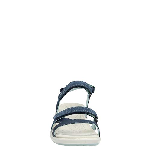Ecco Women's Wedge Heels Sandals Open Toe Sandals , Marine Ice Flower 8 , 7 Us #TOP2