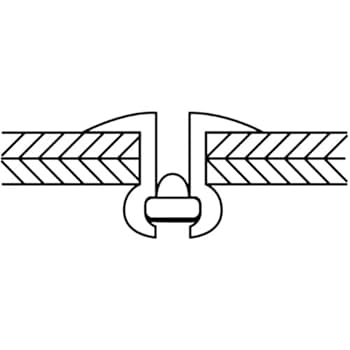 Amazon.co.jp: ロブテックス ラージフランジブラインドリベット