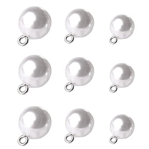 ❤ DESIGN A 1 FORO - Il retro piatto e i bottoni ornamentali a 1 foro possono essere cuciti sul tessuto, questo delizierà le tue fusciacche da sposa, abito da sposa, abito da sera, borsetta, fiocco per capelli e così via, e aggiungerà brillantezza, fascino e bellezza per te .