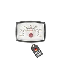Lantelme Autothermometer Selbstklebend Temperaturanzeige -10°C bis 50°C Kunststoff Schwarz 6,5cm x 4,5cm x 1cm | Analog Thermometer für Auto LKW Wohnmobil KFZ | Temperaturkontrolle Mechanisch