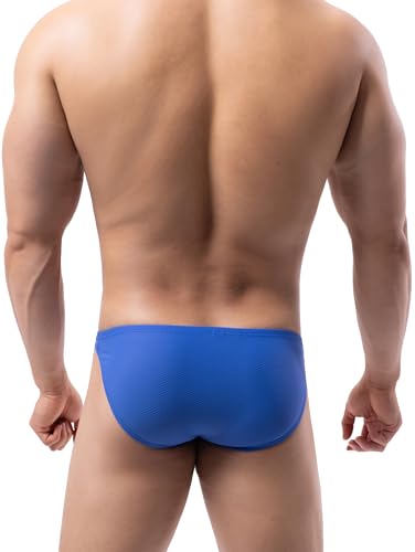 iKingsky Men's Bulge Briefs Breathable Bikini Underwear Sexy Low Rise Pouch Under Panties for Men3