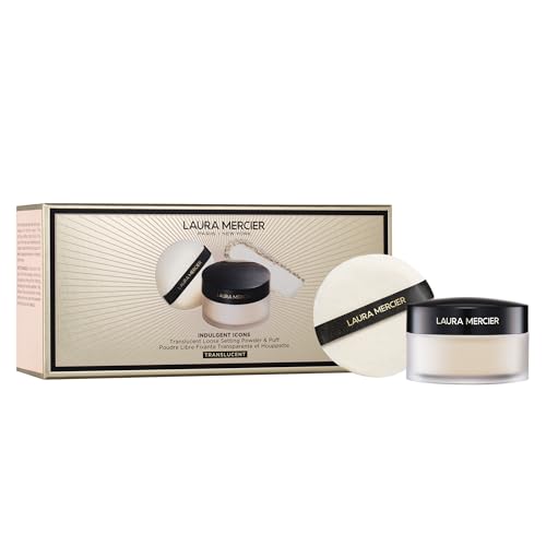 Laura Mercier Women's Indulgent Icons Translucent Loose Setting Powder, Translucent, Clear, 1 Ounce