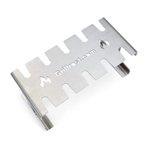 Grillrost.com Das Original Edelstahl Hähnchenkeulenhalter | Drumstickhalter - für 10 rundum knusprige Keulen vom Grill & Backofen