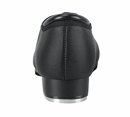 Dynadans Manmade Leather Slip On Tap Shoe Dance Shoes for Women and Men's Dance Shoes4