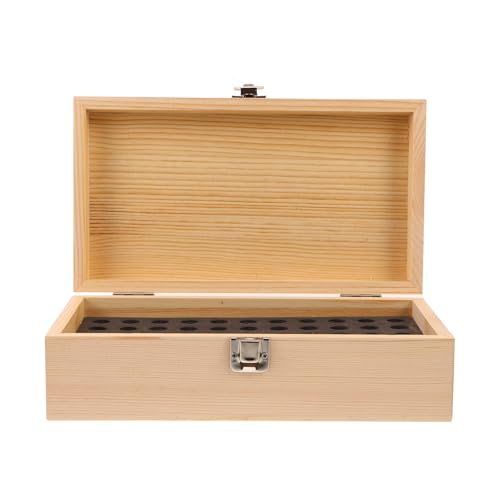 Boîte de rangement pour piles AA en bois stockage lithium domestique 55 cases