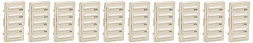 Leviton Ltb60-1Lz Decora 1800W Incandescent/20A Resistive-Inductive 1Hp Preset 10-20-30-60 Minute Countdown Timer Switch, 10-Pack #TOP17
