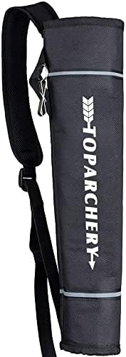TOPARCHERY Arrow Quiver Holder Hip – Large Capacity Arrow Bag Compound Recurve Bow Practice Target Nylon Arrow Bag Quiver Suitable for Youth and Adults