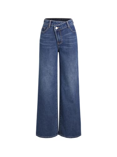 CIDER Denim High Waist Pocket Wide Leg Jeans