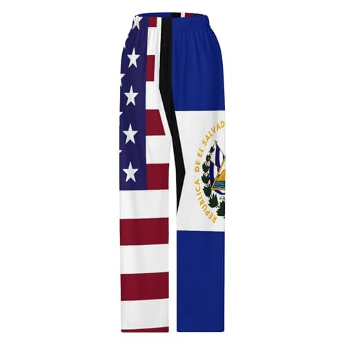 United States And El Salvador FlagChildren's Casual Pajamas130CM3