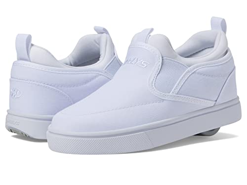 HEELYS J3t Wheeled Heel Shoe, White, 8 US Unisex Little Kid