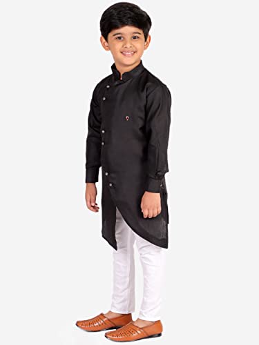 Boy's Indian Kurta Set for Boys | Kids Ethnic Wear | Traditional Party Wear Dress | Pack of 1set (Black, 2-3 Years)3