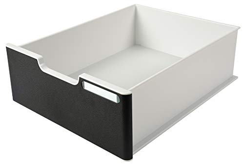 Exacompta 33814D Cassettiere, Grigio Chiaro/Nero